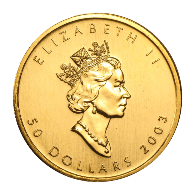 Imagen para Moneda de Oro Maple Leaf 2003 (Canadá) 1 Oz - C012